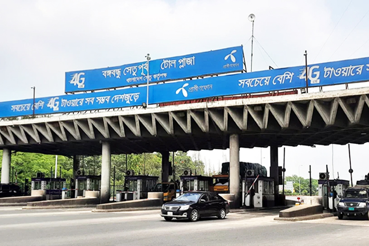 ২৪ ঘণ্টায় বঙ্গবন্ধু সেতুতে আড়াই কোটি টাকা টোল আদায়